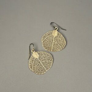 Gold Leaf Earrings